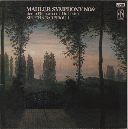 Gustav Mahler Symphony No. 9 2-LP vinyl record set (Double LP Album) UK M222LSY531264