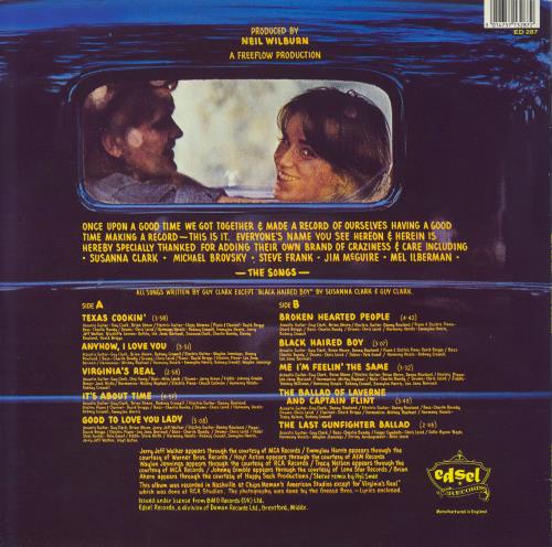 Guy Clark Texas Cookin' vinyl LP album (LP record) UK GUYLPTE802923