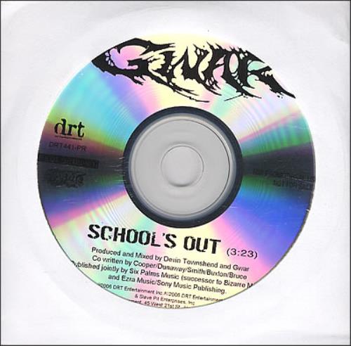 GWAR School's Out CD-R acetate US GWACRSC378224