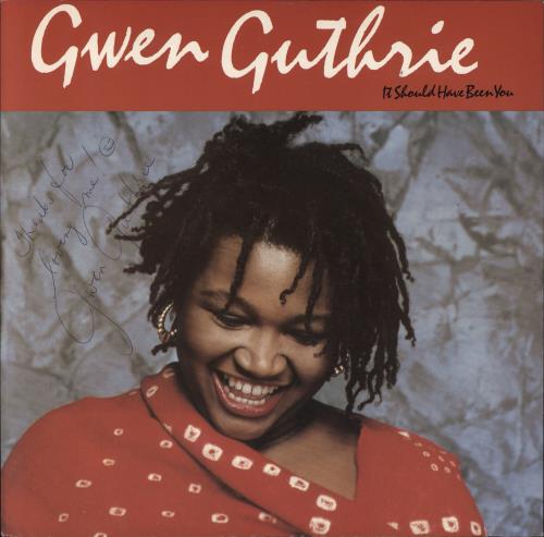 Gwen Guthrie It Should Have Been You - Autographed 12" vinyl single (12 inch record / Maxi-single) UK GWN12IT793372