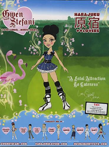 Gwen Stefani Harajuku Love Fashion Doll Toy US GWSTYHA385604