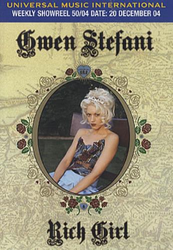 Gwen Stefani Rich Girl DVD UK GWSDDRI327367