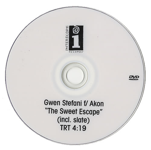 Gwen Stefani The Sweet Escape promo DVD-R US GWSDRTH460729