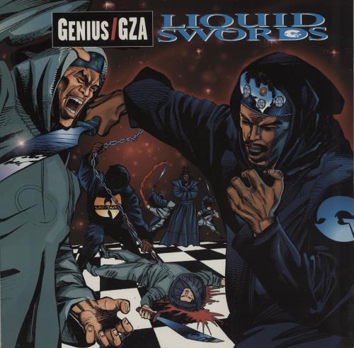 GZA Liquid Swords - 1st 2-LP vinyl record set (Double Album) UK GZB2LLI754129