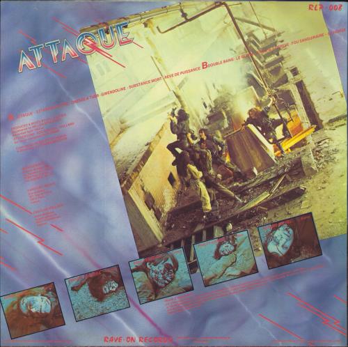 H-Bomb Attaque vinyl LP album (LP record) Dutch 6-NLPAT813200