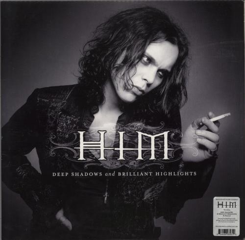 H.i.m (His Infernal Majesty) Deep Shadows And Brilliant Highlights - Silver Vinyl 2-LP vinyl record set (Double LP Album) US HMI2LDE872772