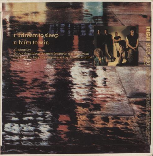 H2O I Dream To Sleep 7" vinyl single (7 inch record / 45) UK H2007ID502109