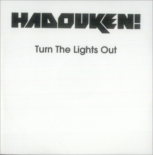 Hadouken! Turn The Lights Out CD-R acetate UK HD2CRTU535280