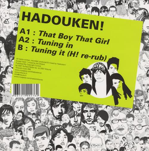 Hadoukin! That Boy That Girl 10" vinyl single (10 inch record) UK HCW10TH431296