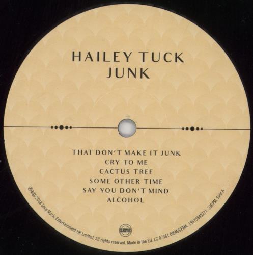 Hailey Tuck Junk vinyl LP album (LP record) UK 5LKLPJU851186