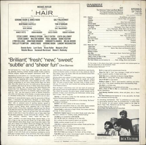Hair (The Musical) Hair - 1st vinyl LP album (LP record) UK 6HALPHA698933