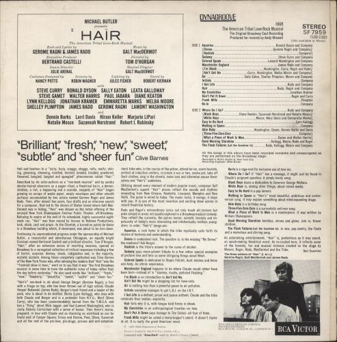 Hair (The Musical) Hair - 2nd - EX vinyl LP album (LP record) UK 6HALPHA573900
