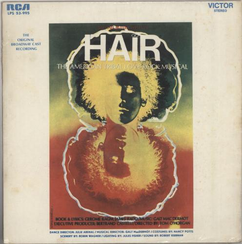 Hair (The Musical) Hair vinyl LP album (LP record) Brazilian 6HALPHA735955
