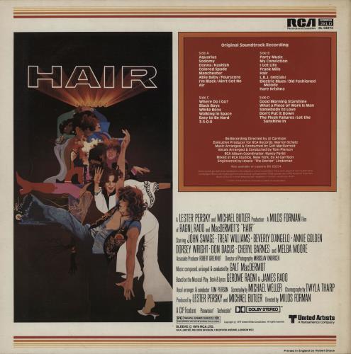 Hair (The Musical) Hair 2-LP vinyl record set (Double LP Album) German 6HA2LHA758804