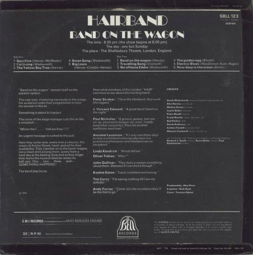 Hairband Band On The Wagon vinyl LP album (LP record) UK 8CNLPBA856107