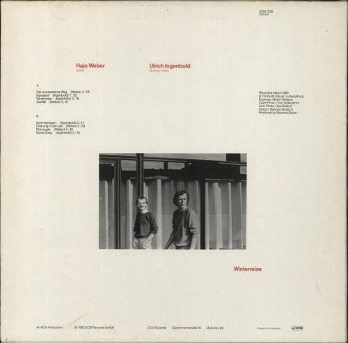 Hajo Weber Winterreise vinyl LP album (LP record) German 8ELLPWI859743