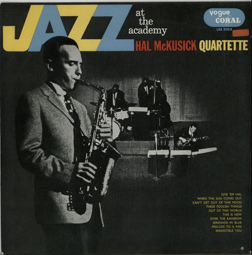 Hal McKusick Jazz At The Academy vinyl LP album (LP record) UK HXVLPJA633852