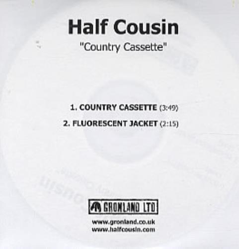 Half Cousin Country Cassette CD-R acetate UK HCUCRCO317880
