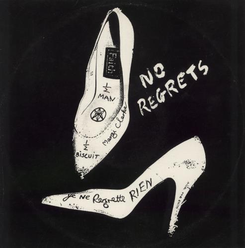 Half Man Half Biscuit No Regrets 12" vinyl single (12 inch record / Maxi-single) UK HHB12NO869041