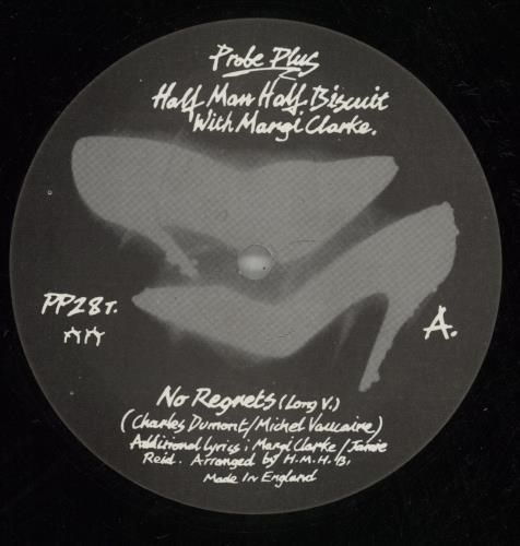 Half Man Half Biscuit No Regrets 12" vinyl single (12 inch record / Maxi-single) UK HHB12NO869041