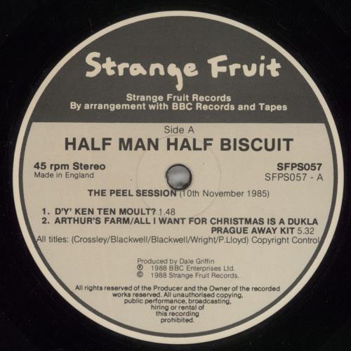 Half Man Half Biscuit The Peel Sessions 12" vinyl single (12 inch record / Maxi-single) UK HHB12TH249572