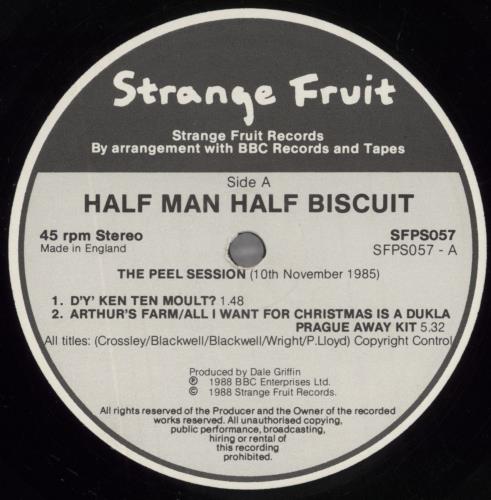 Half Man Half Biscuit The Peel Sessions 12" vinyl single (12 inch record / Maxi-single) UK HHB12TH822475