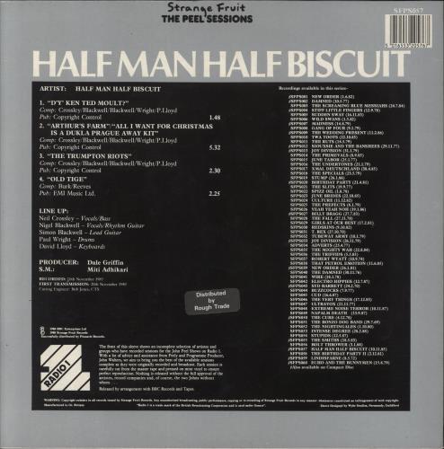 Half Man Half Biscuit The Peel Sessions 12" vinyl single (12 inch record / Maxi-single) UK HHB12TH822475