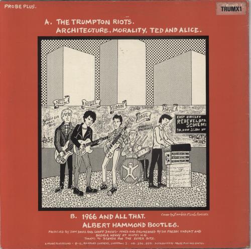 Half Man Half Biscuit The Trumpton Riots EP - 5-Track + sticker 12" vinyl single (12 inch record / Maxi-single) UK HHB12TH688381