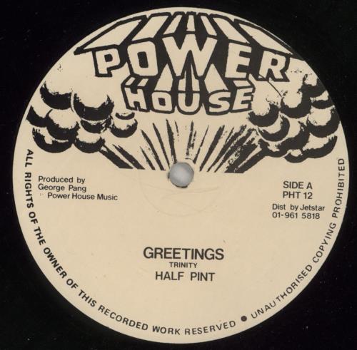 Half Pint Greetings 12" vinyl single (12 inch record / Maxi-single) UK 1BO12GR869445