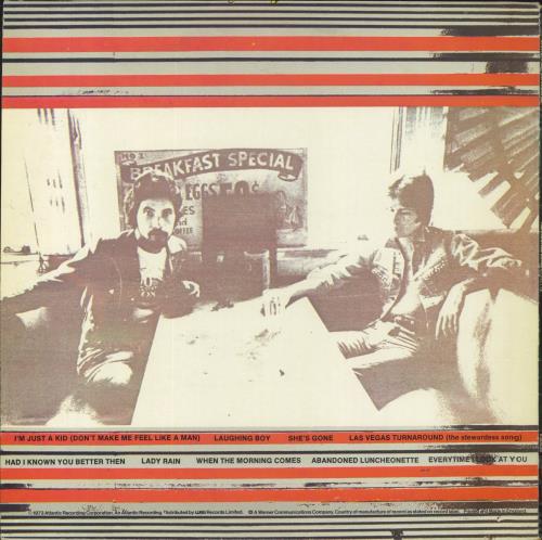Hall & Oates Abandoned Luncheonette vinyl LP album (LP record) UK HNOLPAB288059
