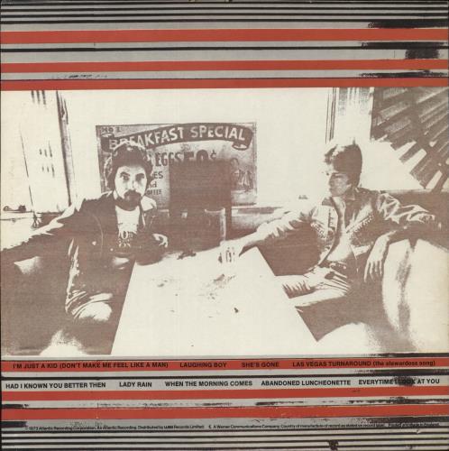 Hall & Oates Abandoned Luncheonette vinyl LP album (LP record) German HNOLPAB541800