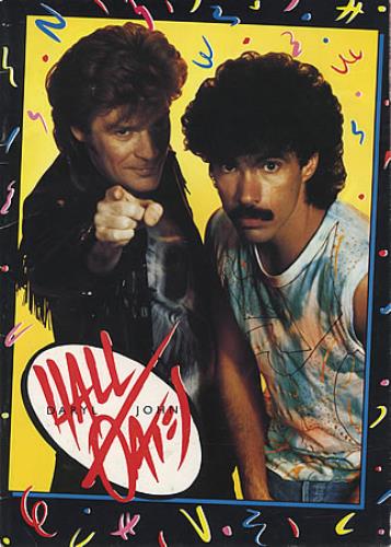 Hall & Oates Big Bam Boom Live Thru '85 tour programme US HNOTRBI392473