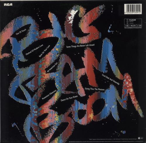 Hall & Oates Big Bam Boom vinyl LP album (LP record) German HNOLPBI245805