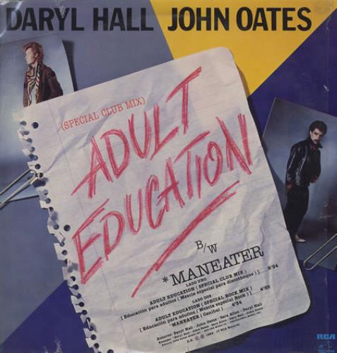 Hall & Oates Educacion Para Adultos - Mexcia Especial Para Discotheque 12" vinyl single (12 inch record / Maxi-single) Mexican HNO12ED360034