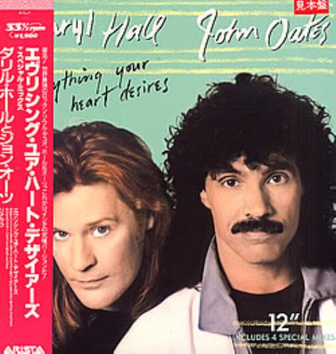 Hall & Oates Everything Your Heart Desires 12" vinyl single (12 inch record / Maxi-single) Japanese HNO12EV258853