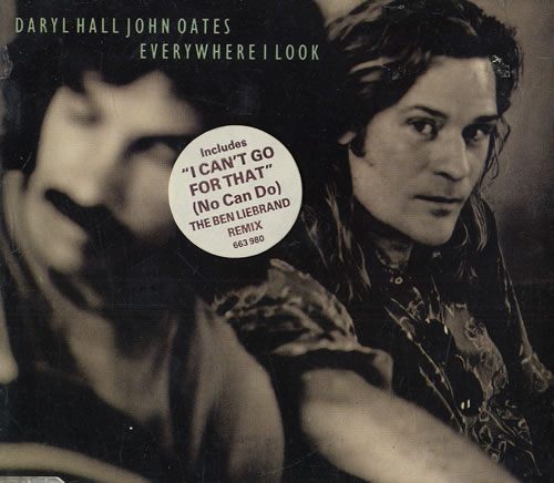 Hall & Oates Everywhere I Look CD single (CD5 / 5") UK HNOC5EV54652
