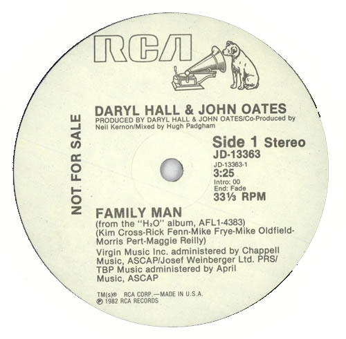 Hall & Oates Family Man 12" vinyl single (12 inch record / Maxi-single) US HNO12FA467668