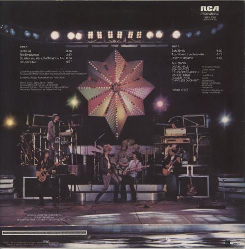 Hall & Oates Livetime vinyl LP album (LP record) German HNOLPLI576729