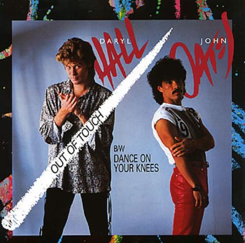 Hall & Oates Out Of Touch 7" vinyl single (7 inch record / 45) UK HNO07OU294546