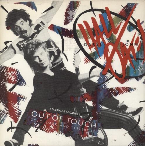 Hall & Oates Out Of Touch 7" vinyl single (7 inch record / 45) Spanish HNO07OU892379