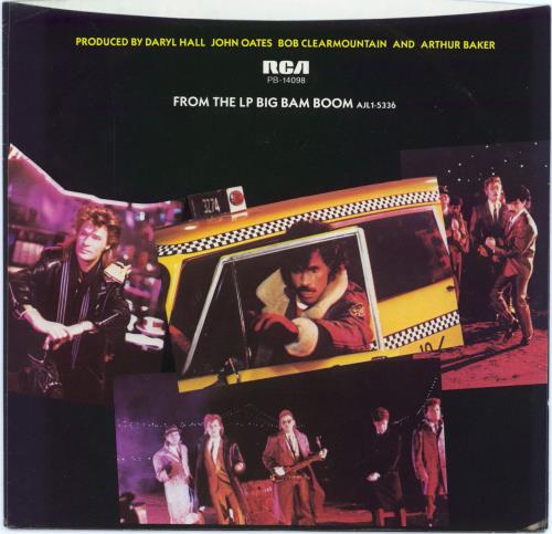 Hall & Oates Possession Obsession 7" vinyl single (7 inch record / 45) US HNO07PO770109