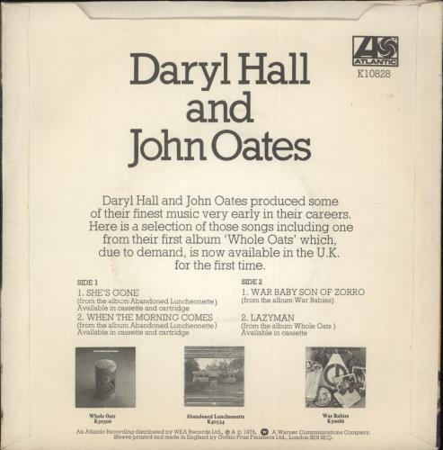 Hall & Oates She's Gone EP 7" vinyl single (7 inch record / 45) UK HNO07SH189873