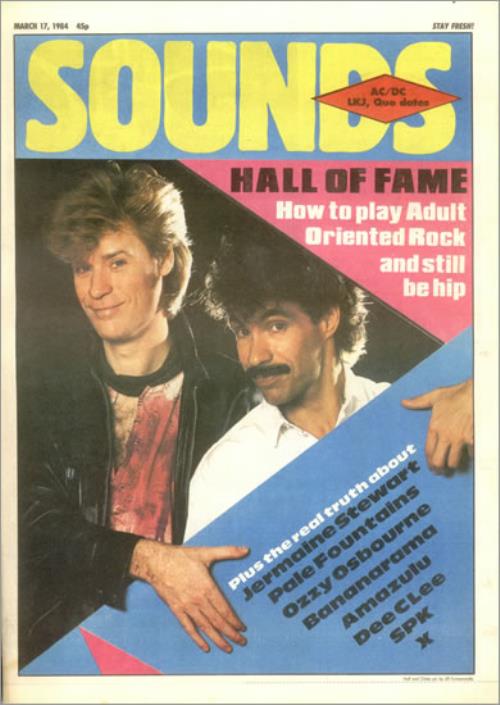Hall & Oates Sounds magazine UK HNOMASO523496