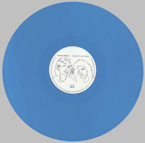 Hall & Oates The Very Best Of - Blue/Grey Vinyl - EX 2-LP vinyl record set (Double LP Album) UK HNO2LTH826992