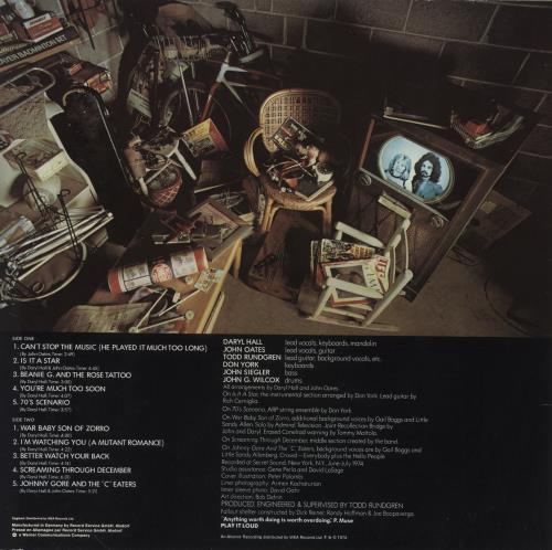 Hall & Oates War Babies vinyl LP album (LP record) German HNOLPWA859831