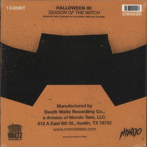 Halloween (+ Sequels) Halloween III: Season Of The Witch - Green & Black Vinyl + Novelty - Sealed vinyl LP album (LP record) US H^WLPHA743310