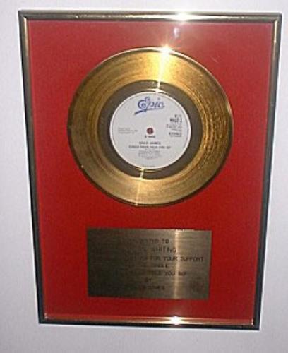 Halo James Could Have Told You So award disc UK HALAWCO157905