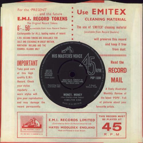 Hamilton King Ain't It Time 7" vinyl single (7 inch record / 45) UK 4AN07AI817636