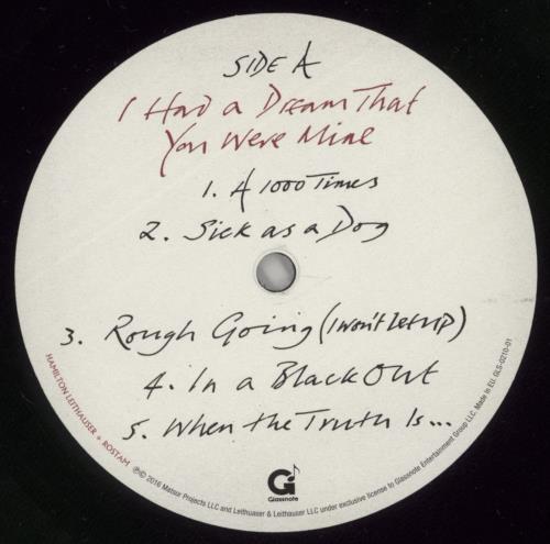 Hamilton Leithauser I Had A Dream That You Were Mine vinyl LP album (LP record) UK I2MLPIH865064