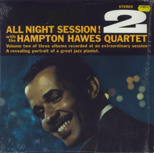 Hampton Hawes All Night Session! Volume 2 vinyl LP album (LP record) UK HWWLPAL471762